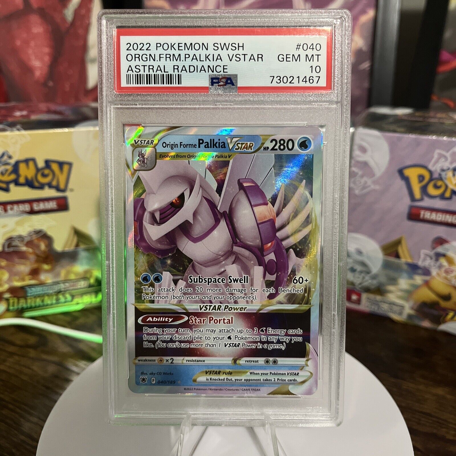 2x Palkia Forma Origem V Astro (040/189) Pokémon Tcg