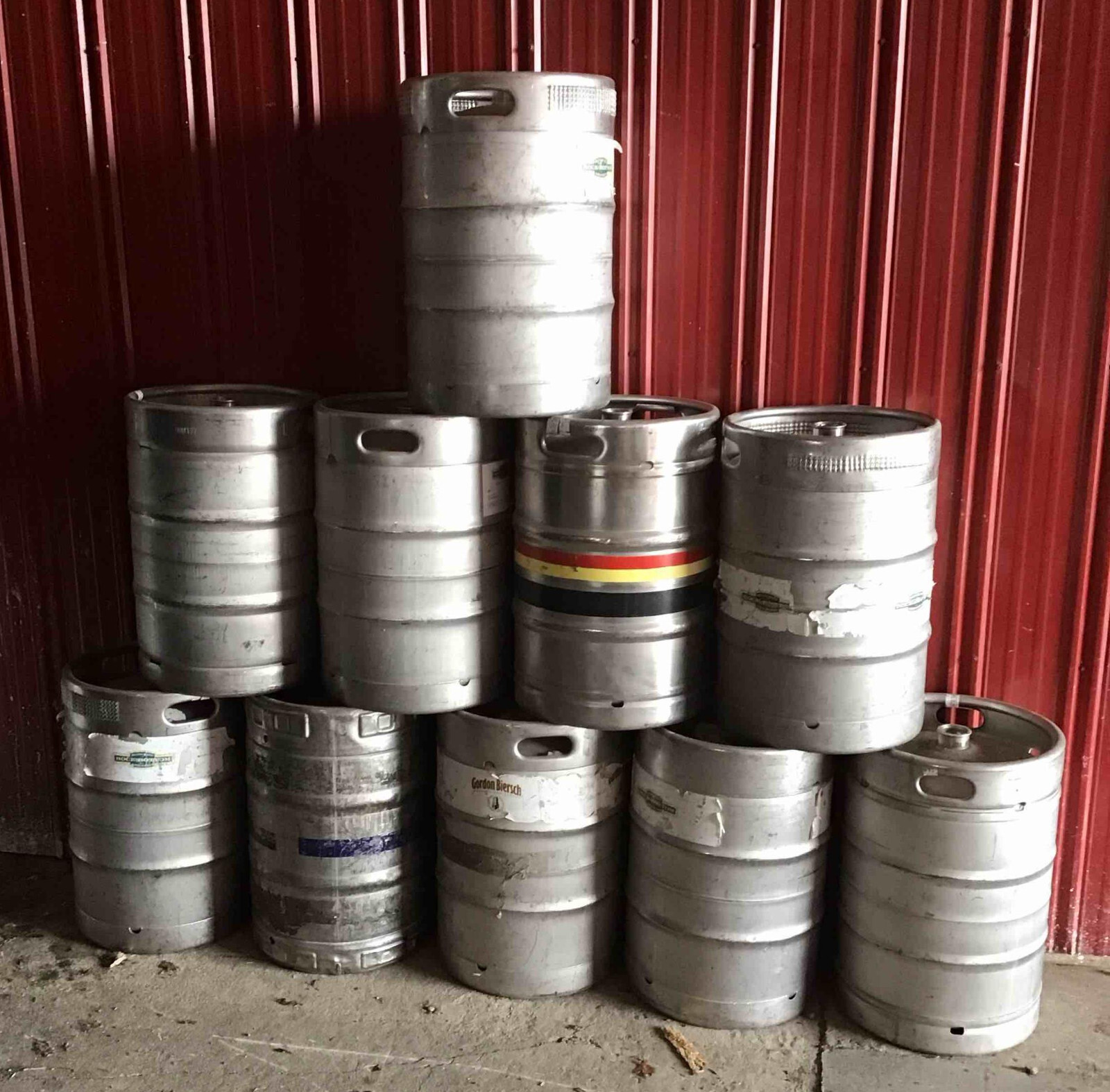 Half Barrel 15.5 Gallon Beer Keg can stainless steel empty rock bottom 3 corny