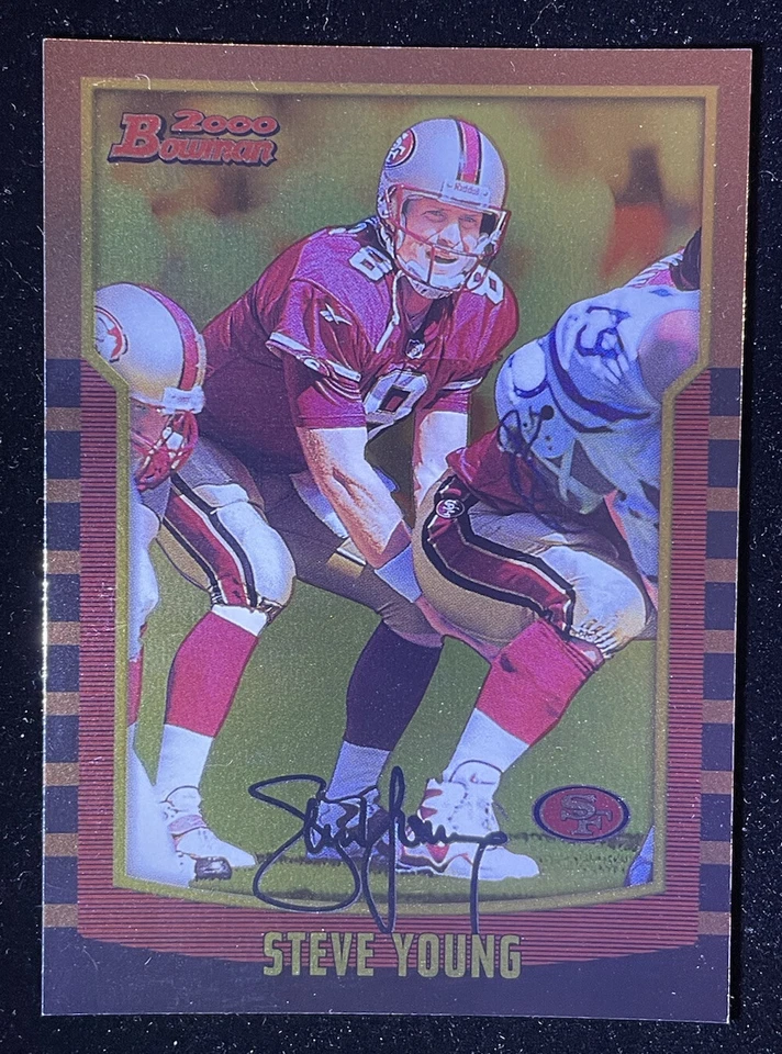 2000 Bowman Gold Foil Steve Young /99 RARE #88 San Francisco 49ers HOF 1/1 eBay - Image 4 of 4