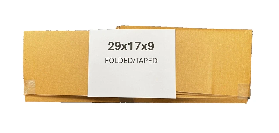 29" x 17" x 9" CARDBOARD BOX - 200 lb - SINGLE BOX - Image 4 of 4