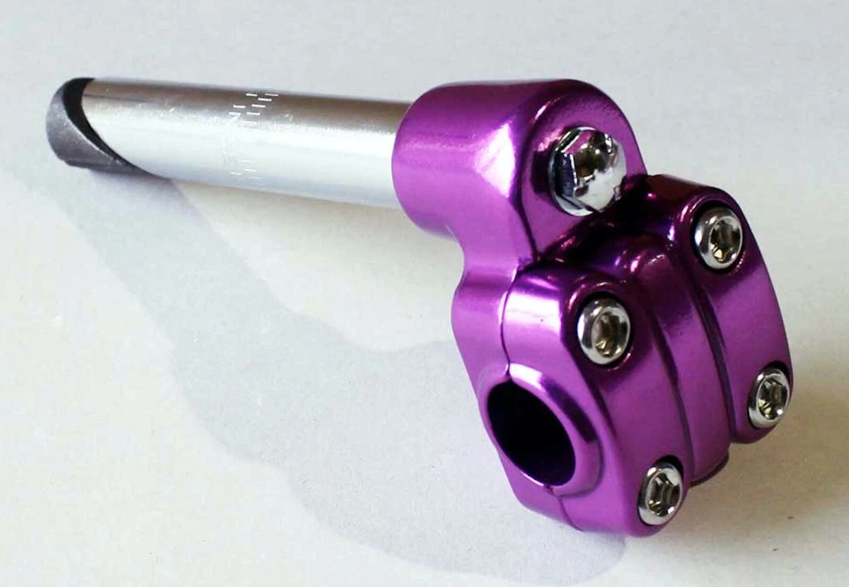Purple bmx stem cheap