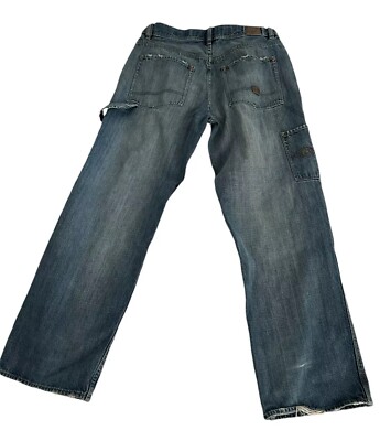 VTG Ecko Unltd Jeans Mens 32 x 30 Denim Carpenter Wide Leg Baggy Streetwear Y2K