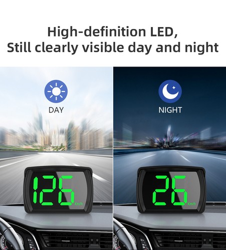 Accessory Car GPS Head Up Display HUD Digital Speedometer KMH Font Plug and Play - Picture 12 of 15
