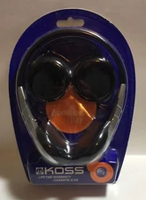 Koss Featherweight UR5 Headband Headphones - Silver/Black - Brand New