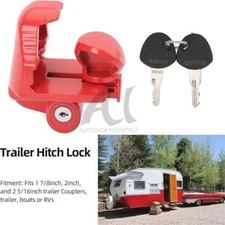 Universal Trailer Hitch Lock Fits 1-7/8, 2 and 2-5/16 Inch Connectors
