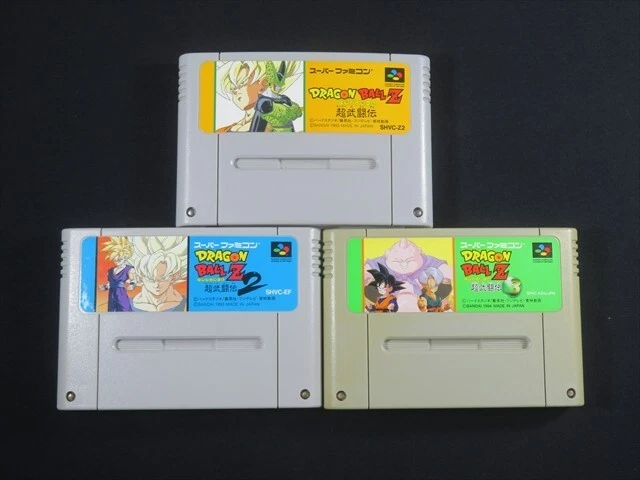 Super Famicom Dragon ball Z SFC Butouden Nintendo Japan game boxed 3 games A1549 - Image 2 of 4