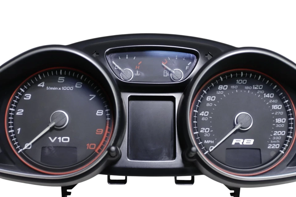 Unidad de montaje velocímetro cuadro de instrumentos delantero Audi R8 2011 OEM 60900 mls Foto 4 de 4