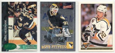 Needham Emerald Ice | Barrasso Foil | Straka Gold | Pittsburgh Penguins Lot x3