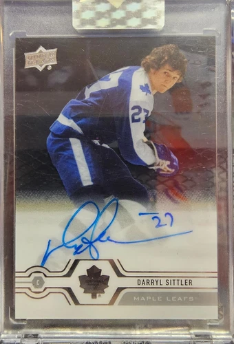 Darryl Sittler 19/20 Upper Deck Clear Cut Auto CC-DS