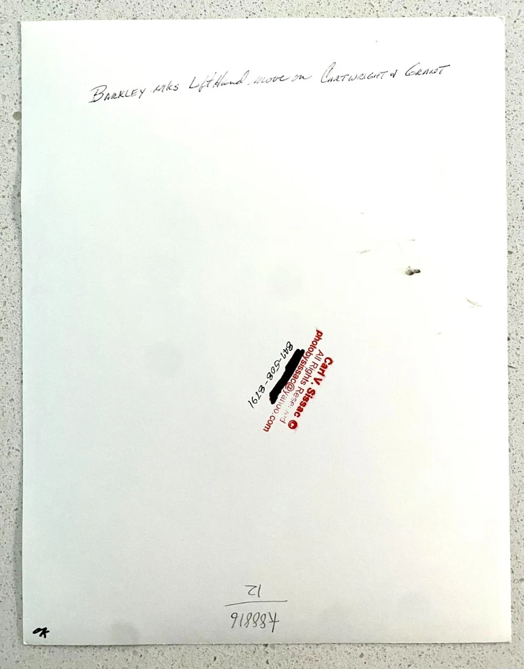 Foto original tipo 1 de Carl Sissac de Charles Barkley "Bullying The Bulls" de 1980 Foto 2 de 2