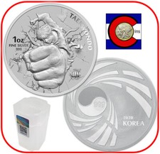 1 oz Silver (Korean Tiger) - South Korea – Numista