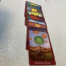 The Psychic Tarot Oracle REPLACEMENT Red Border 9 PHYSICAL Minor Arcana Holland