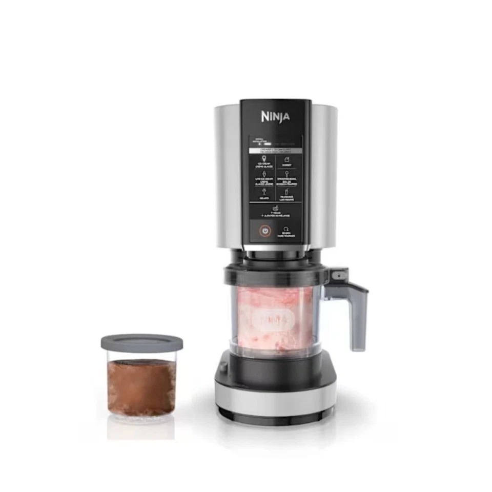 Ninja CREAMi мороженица 7 предустановленных программ (белый) мощный