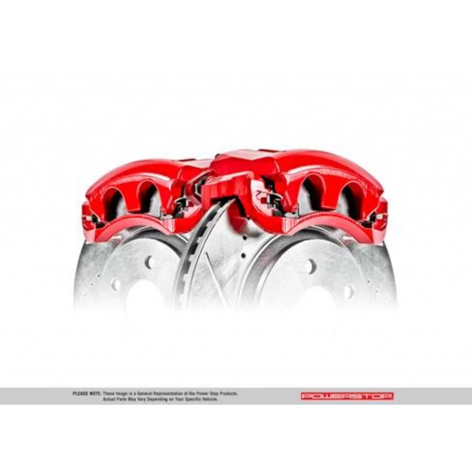 Тормозные суппорты Power Stop для Toyota Tundra 2016-2021 | передние | красные - пара - Изображение 2 из 4