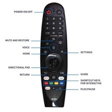 New Replacement MR20GA AKB75855501 For LG 2020 Smart Infrared TV Remote Control