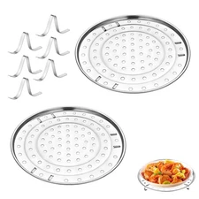 Xyembu 2 Pcs Stainless Steel Pressure Cooker Rack, 11 Inch Pressure Canner Ra...