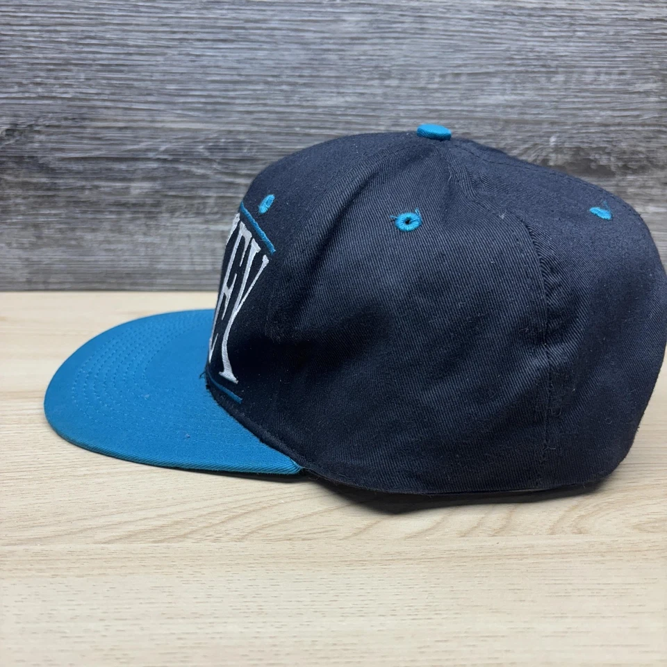 Gorra gorra vintage de Mickey Mouse a presión negra verde azulado bordada Disney para hombre años 90 Foto 4 de 4