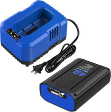 Replacement for Kobalt 40V Battery 4.0Ah 1Pack with Charger Kit, Station for 40V