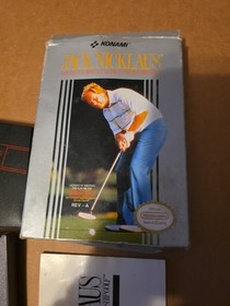 Jack Nicklaus' Championship Golf NES CIB Complete Box Manual 1989