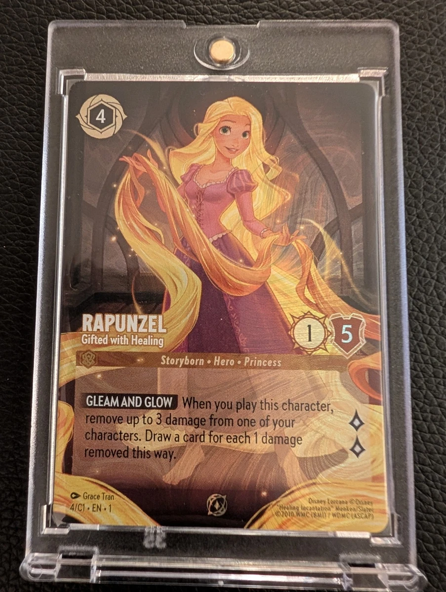 Rapunzel - Gifted with Healing 4 Disney Lorcana Promo Cards for