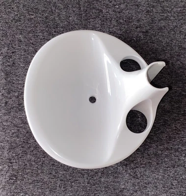 Triton / Mira Shower Riser Bar Soap Dish Holder Tray In White/Clips On 22m Rail