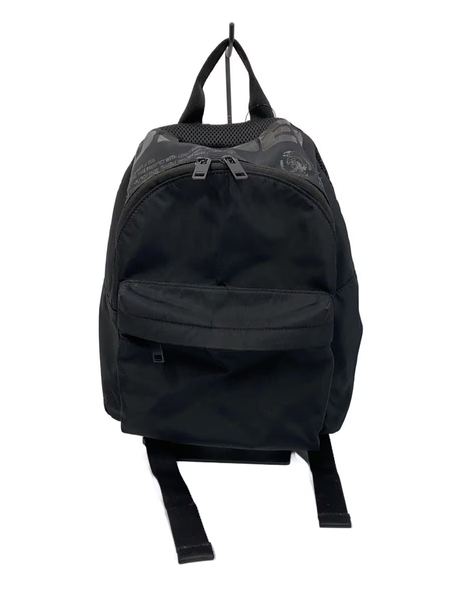 DIESEL Backpack Nylon Black Solid from Japan - image 2
