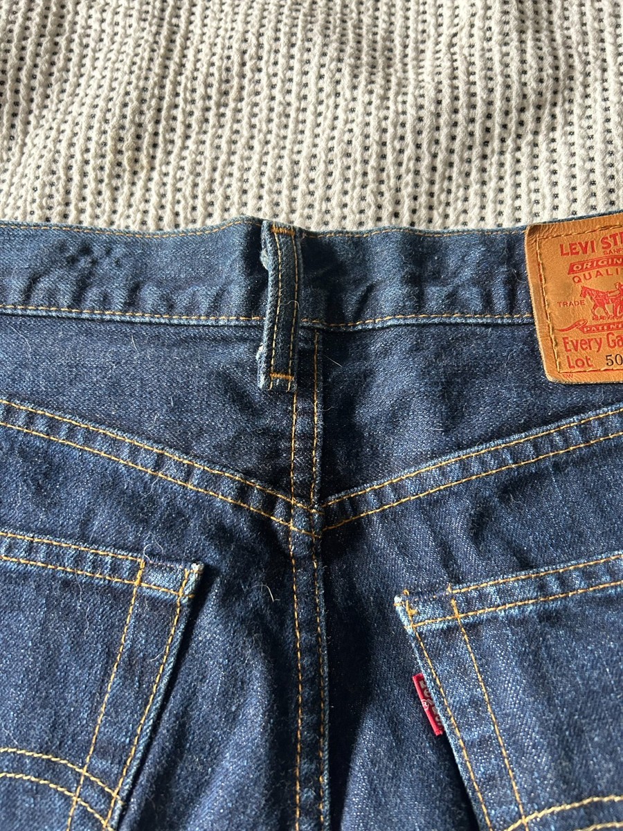 Vintage Rare Levi's 502 JAPAN Mens Size 30 x 28 Straight Denim