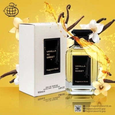 Vanilla So Sweet Eau De Parfum 100ml Original By Fragrance World
