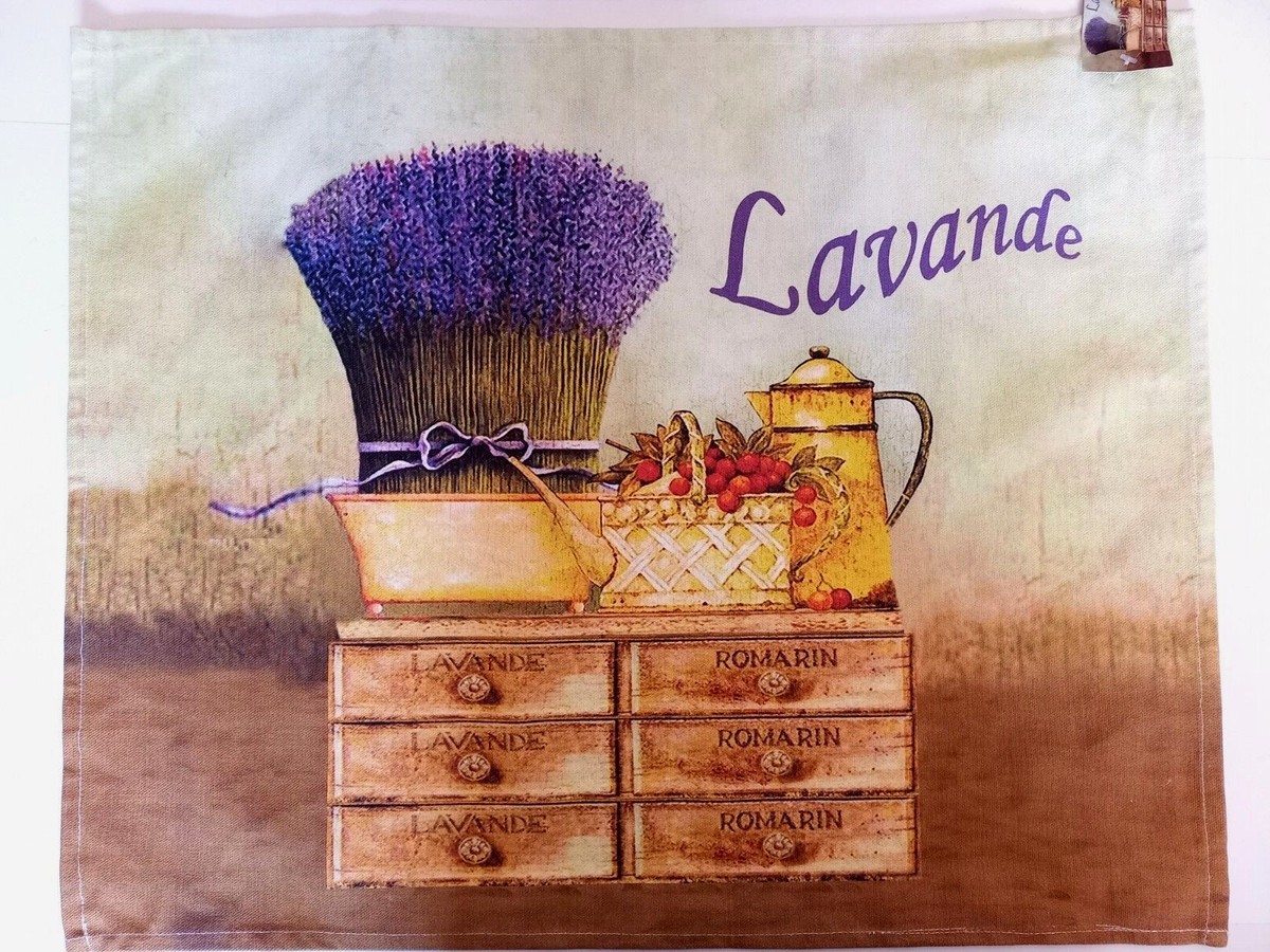 Torchon Recyclé En Coton Ecru/bleu 50 X 70 French Cocorico | Maisons Du