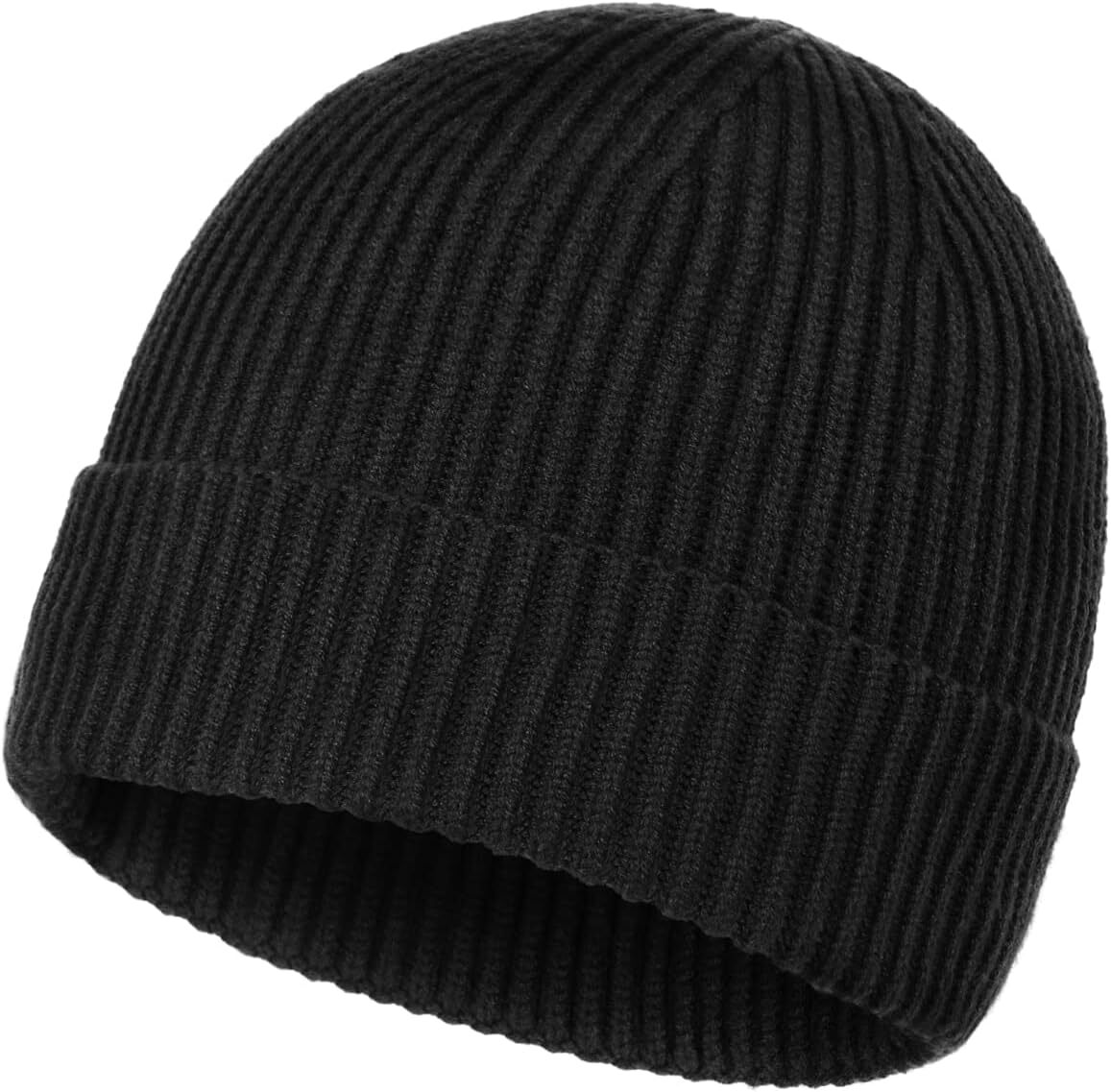 24時間以内発送 完売品 新品 黒色 20fw Wide Rib Beanie Zylioo Oversize XXL Beanie Hat with Short Brim,Visor Warm XX