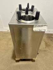 SHELLBY HEATED 7" PLATE DUAL HOLDER DISPENSER CARRIER CART ON CASTERS"