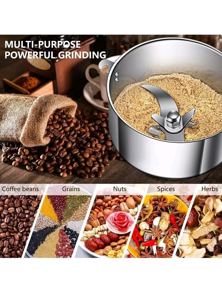 LEJIEYIN Grain Mill Electric 750G Electric Mill Stainless Steel Graingrinder & C eBay