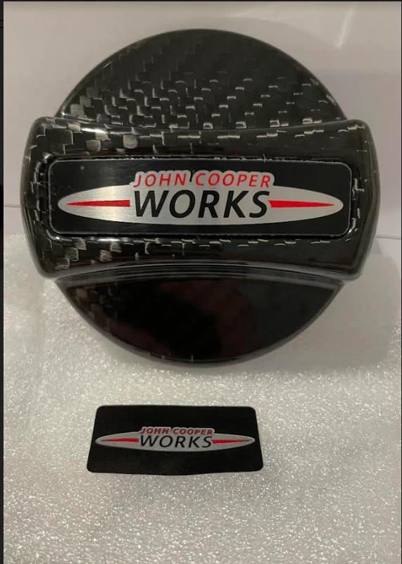 MINI JCW Carbon Fibre Fuel Filler Cap Cover Genuine 16115A7AD86 | eBay