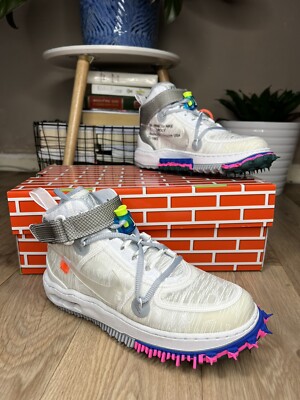 Nike x Off-White Air Force 1 Mid White UK6.5 | eBay UK