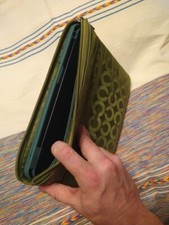 Rare Lime Green Coach C - Print Tablet Ipad Sleeve 10"