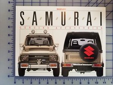 1988 Suzuki Samurai Accessories Brochure Sheet Original 1988 Suzuki Samurai Accessories Brochure Sheet Original
