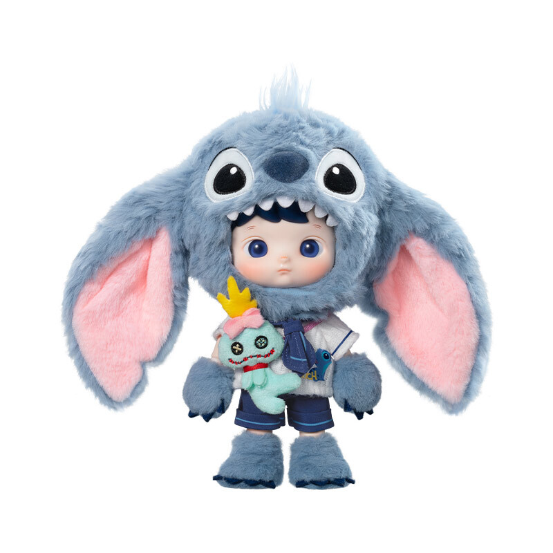 ぬいぐるみ Popmart Hacipupu Stitch 1/8 Figure AUTHENTIC HACIPUPU STITCH 1/8 ACTION FIGURE TRENDY DOLL CUTE