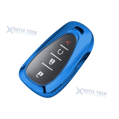 For Chevy Camaro Malibu Cruze Spark Full Seal TPU Key Fob Case Cover Anti-shock - Foto 6 di 6