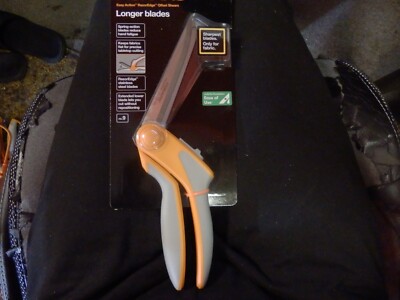  FISKARS Razor Edge Shears Longer Blades Fabric Only 9'' Brand New Sharpest