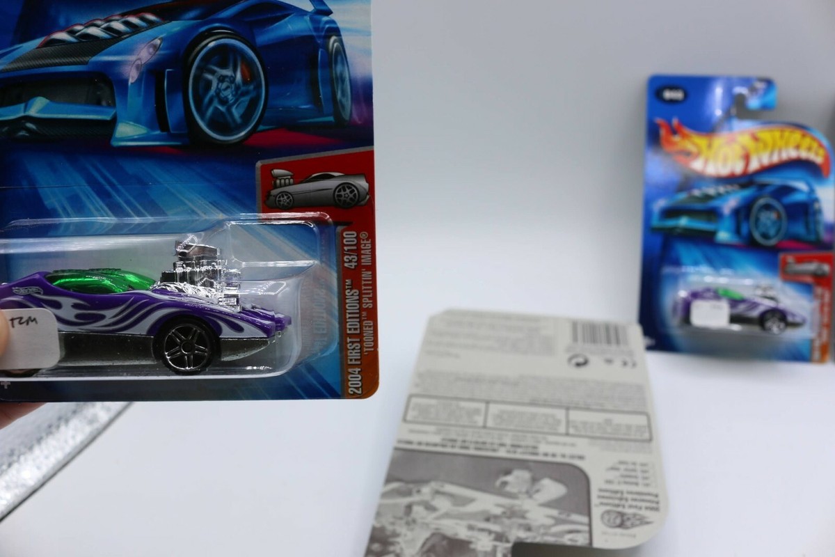 ホットウィール - 【Hot Wheels】2004 #043 TOONED SPPLITTIN&#39; Hot Wheels Tooned Splittin Image #043 First Editions 43/100