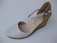 Eric Michael Womens Shoes $120 Honey Ice Ivory Leather Jute Wedge 41 10 Eric Michael Womens Shoes $120 Honey Ice Ivory Leather Jute Wedge 41 10