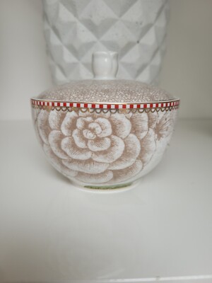 *neu* Pip Studio Zuckerdose Spring To Life Off White Mit Deckel 