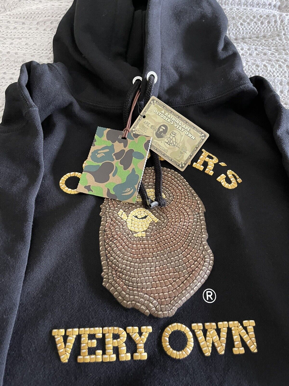 BAPE x OVO Pullover Hoodie Black (FW21) A Bathing Ape x Octobers Very Own