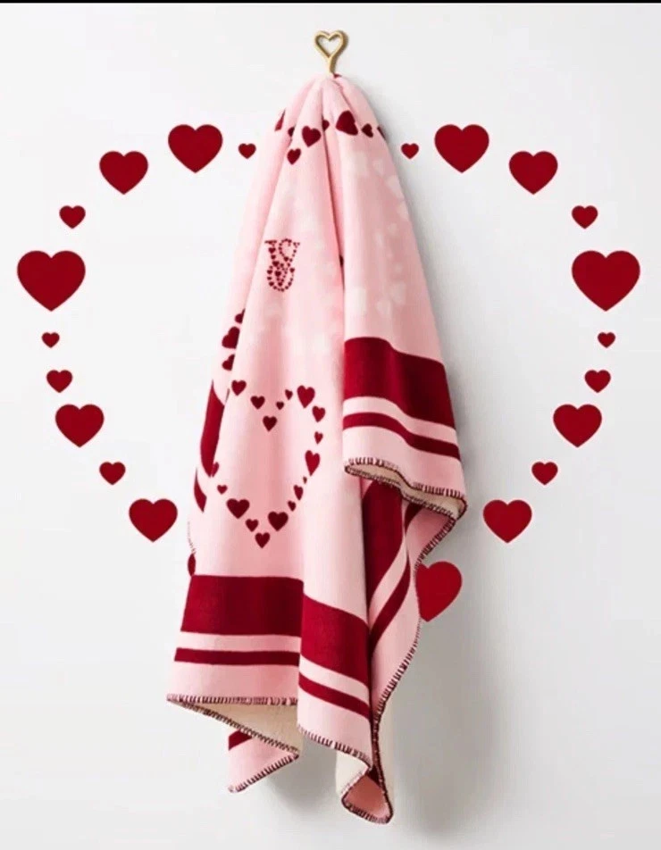 25+ Victoria's Secret Hearts Blankets & Throws for sale | Updated