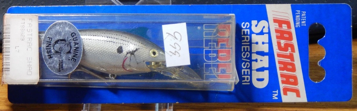 Leurre De Pêche Vintage Rebel Fastrac Jointed Minnow 4 1/2 – Couleur Spéciale Arkansas