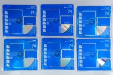 6x Daiso Window Blue 74min MD Lot - Used, w/ Cases - Japan