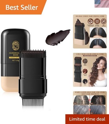 Instant Root Touch-Up Comb   2-in-1 Waterproof Hair Color for All Hair Types