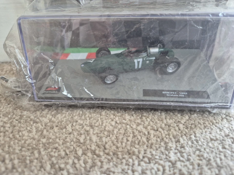Collezione Auto F1 Formula 1 1/43 - BRM P57 Graham Hill 1962 Auto #100 Nuova - Immagine 2 di 3
