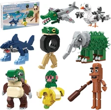 Italian Brainrot Building Bricks Set 8 Models Creative Animal & Character Blocks