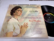 Rose Maddox~Glorybound Train~AUTOGRAPHED~SIGNED LP Capitol ST-1437 Vinyl